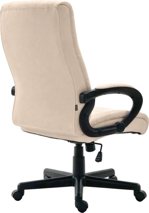 Image du produit CLP Chaise de bureau XL Sparta similicuir, crème (45 - 55 cm)