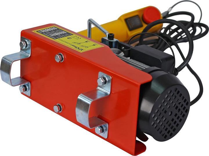 Immagine prodotto Wiltec Treuil électrique 480W Treuil motorisé 100/200kg max. Câble 12/6m Commande à une main