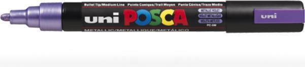 Actual product image Posca Medium marker PC-5M (Violet, 2.50 mm, 1 x)