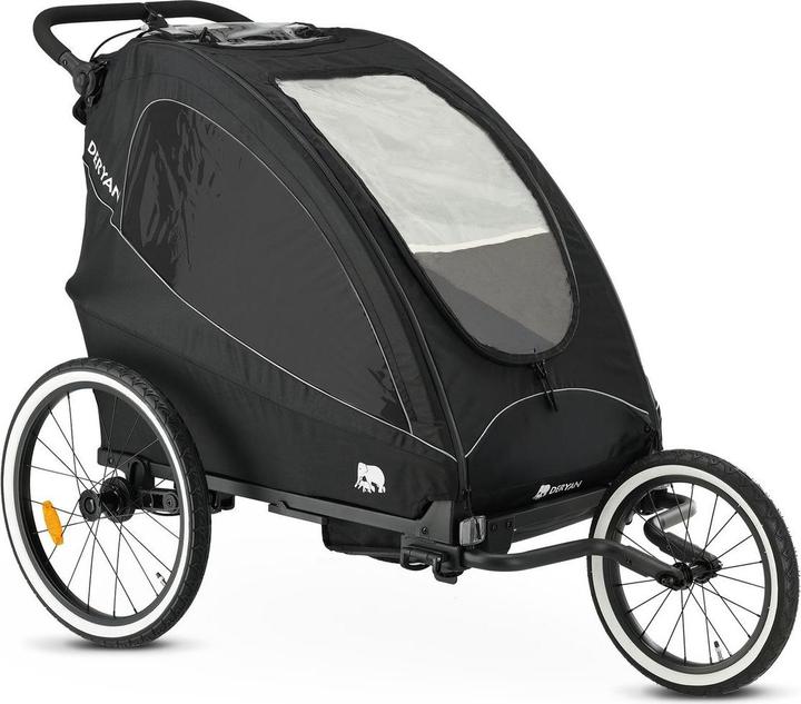 Produktbild Deryan 3in1 Fahrradanhänger für 2 Kinder