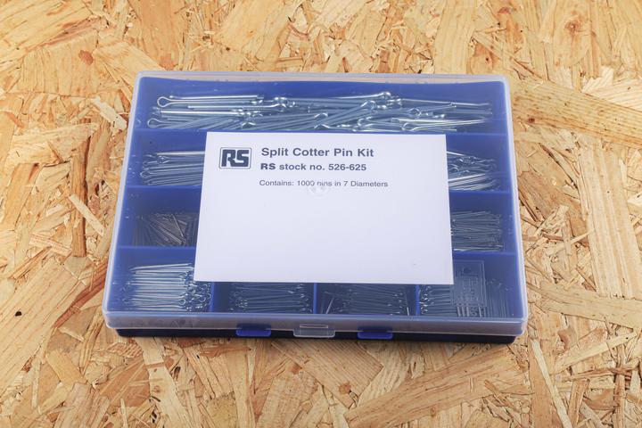 Actual product image RS PRO Split pin assortment galvanized