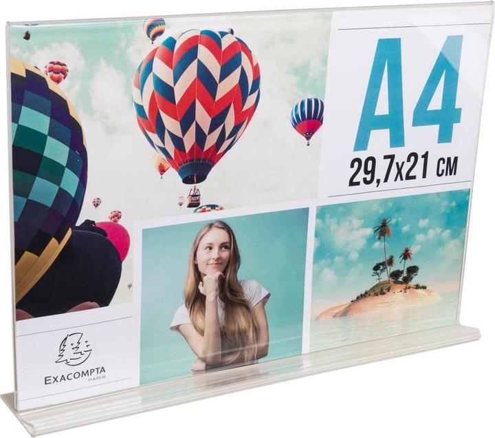 Immagine prodotto Exacompta Gerader Tischaufsteller A4, horizontal, 302x60x210 mm (A4)