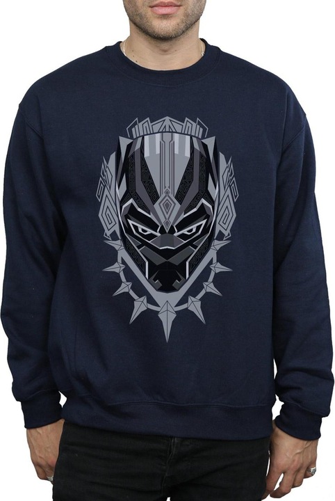 Produktbild Schwarzer Panther Kopf Baumwolle Sweatshirt (3XL)