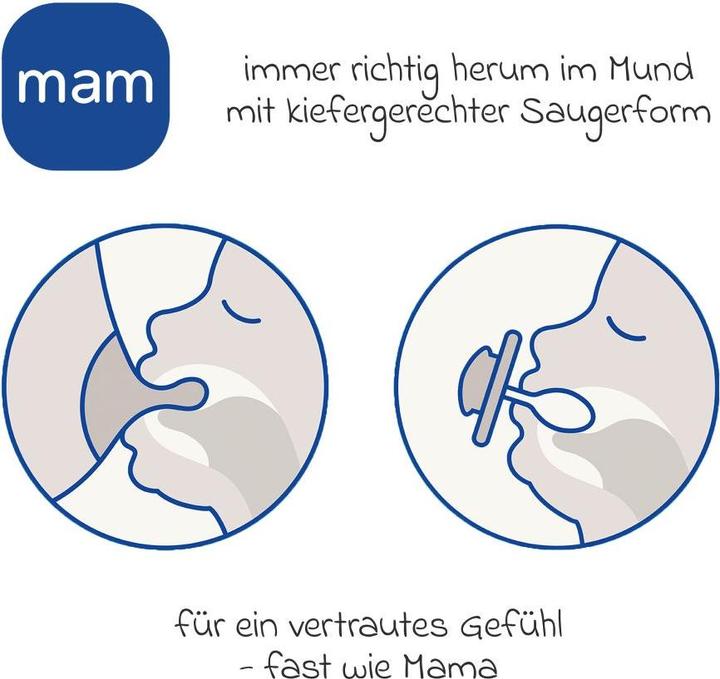 Produktbild MAM Schnuller Schnuller 2er Pack Comfort - Silikon Newborn (2 x)