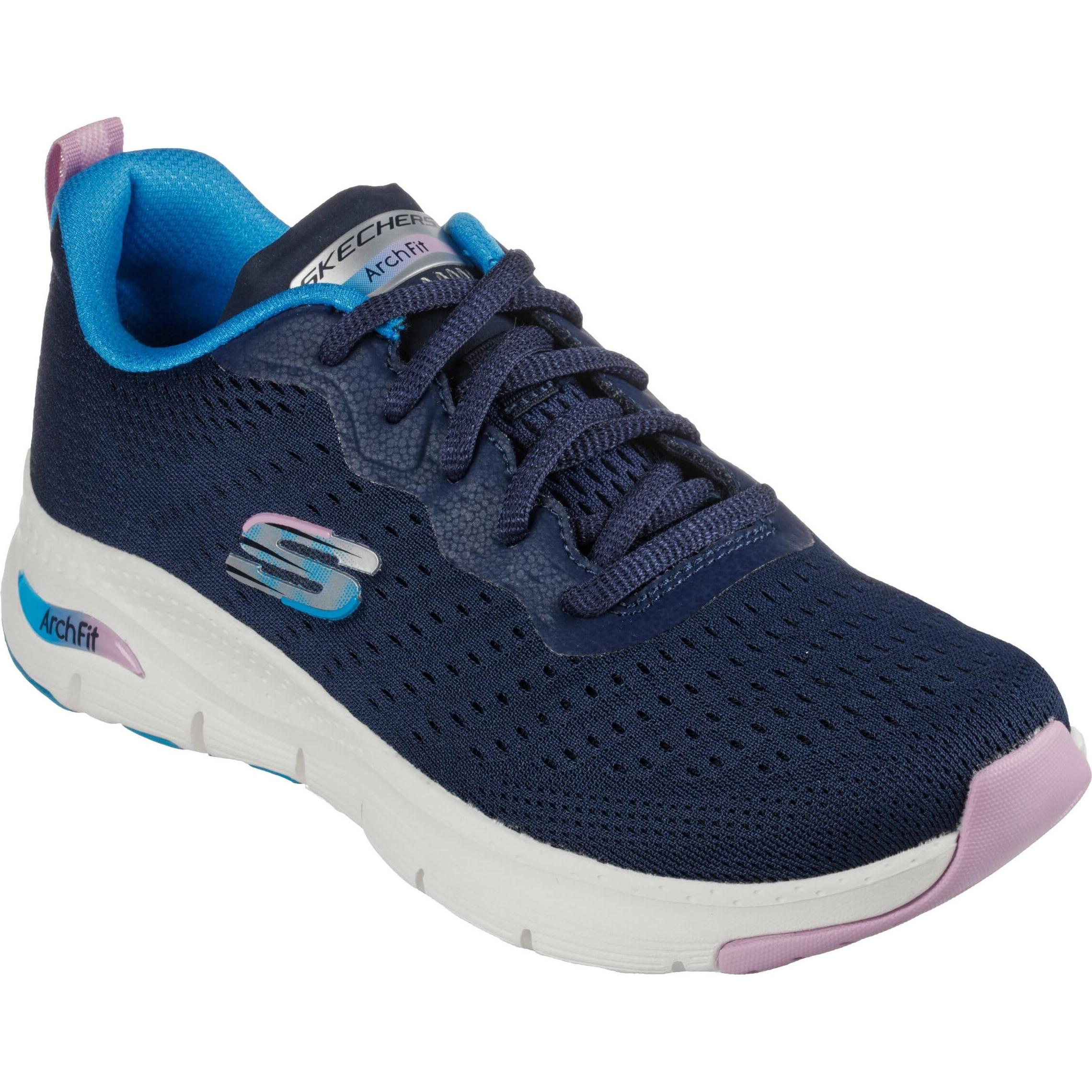 Skechers, Donne, Sneaker, Arch Fit Sneaker Donna, Blu, (36)