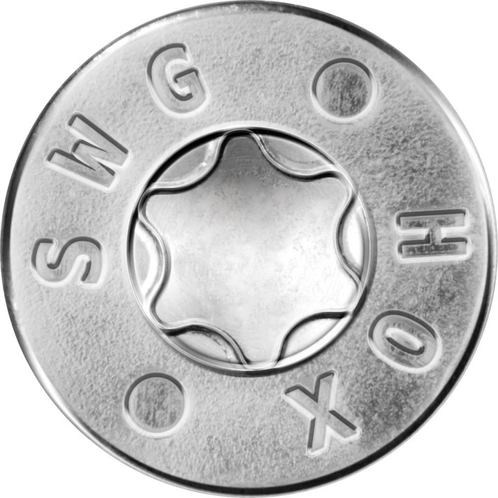 Actual product image SWG HOX internal multi-tooth screws with bit 4.5 X 80 galvanised steel,ETA approved (75 Screws per piece)