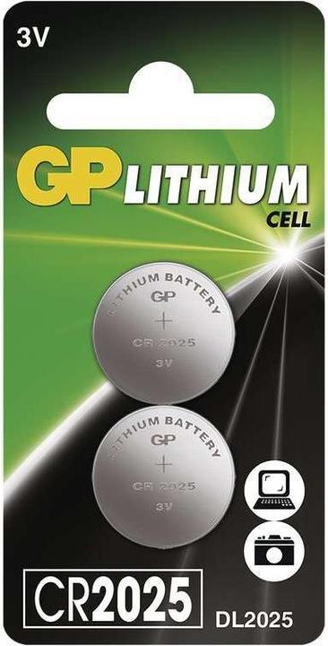 Actual product image GP Batteries Button cells (2 pcs., CR2025, 165 mAh)