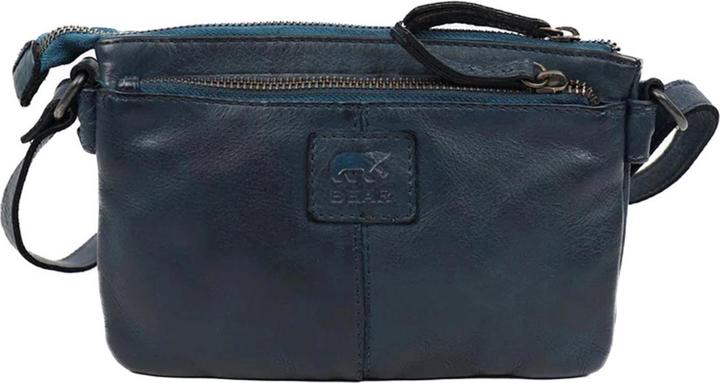 Produktbild Bear Rock Bärende Design Maithe Leder Umhängetasche - dunkelblau