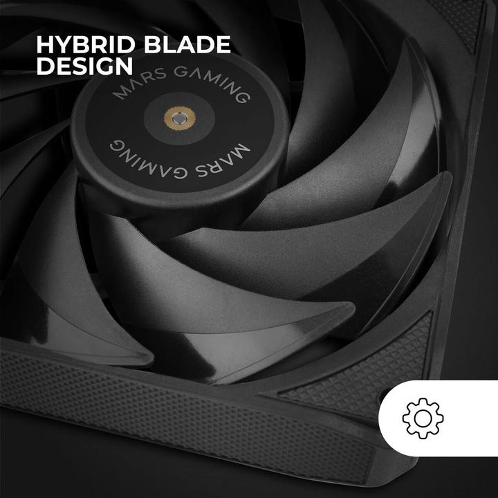 Produktbild Mars Gaming MF-NCLX2 (120 mm, 2x)
