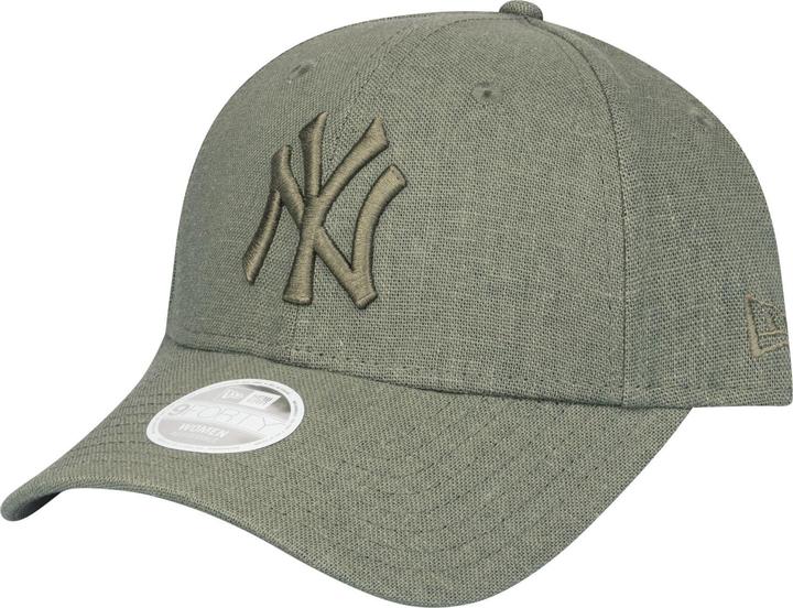 Actual product image New Era 9Forty Damen Cap - Leinen New York Yankees Oliv