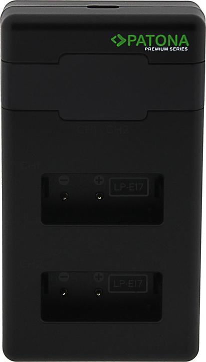 Immagine prodotto Patona Caricabatterie doppio Premium Canon LP-E17 (Caricatore)