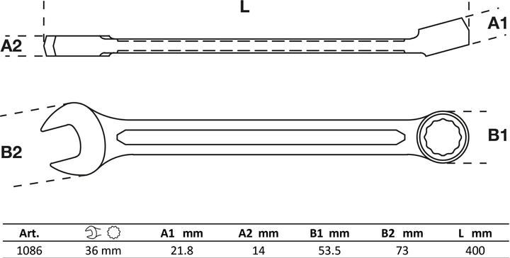 Actual product image BGS technic Combination Spanner 36 mm (36 mm)