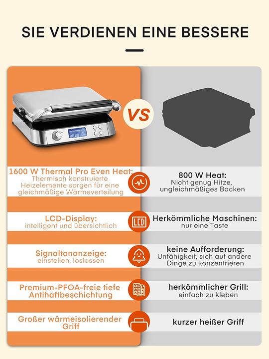 Produktbild Fohere Waffeleisen, Silber