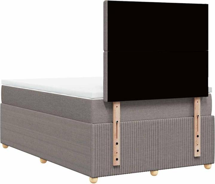 Produktbild vidaXL Bo x springbett mit Matratze 120 x 190 cm Stoff (120 x 190 cm)