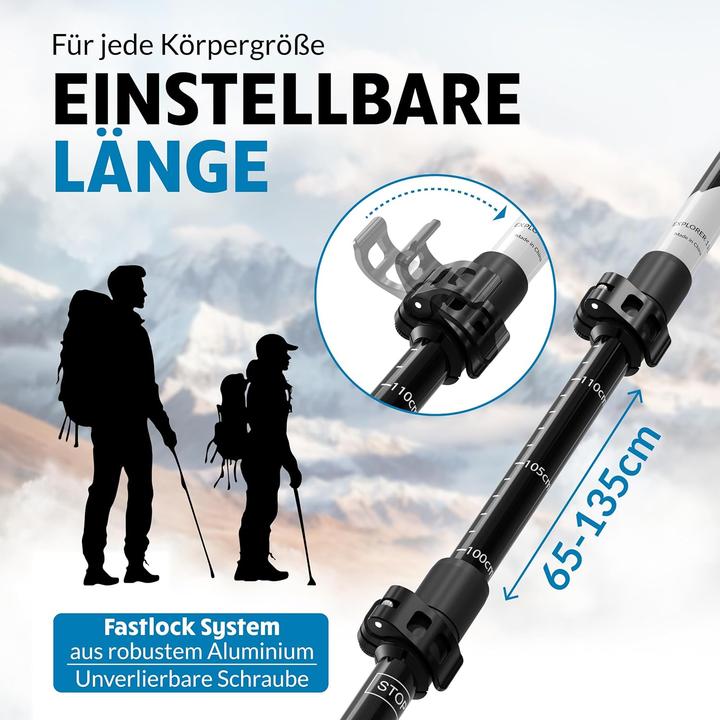 Produktbild Terra Peak Teleskop-Wanderstöcke