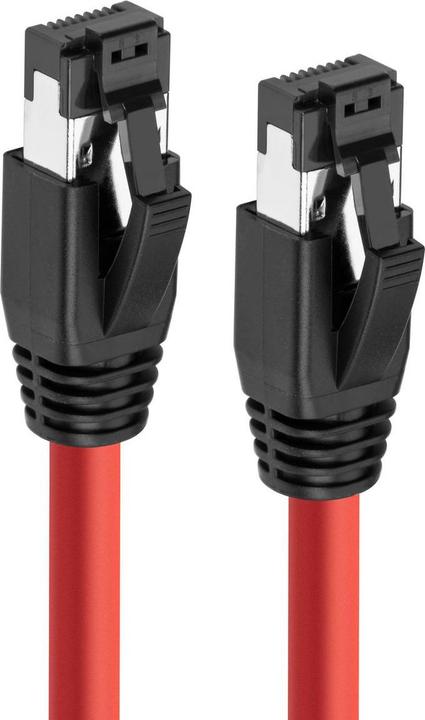 Produktbild MicroConnect CAT8.1 S/FTP 5m Red LSZH (S/FTP, CAT8.1, 5 m)