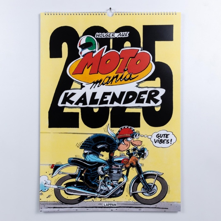 Actual product image MOTOmania Calendar 2025: monthly calendar for the wall in large format (German)