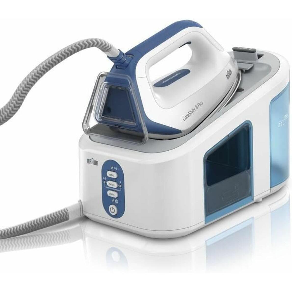 Braun Blu/Bianco Stazione Da Stiro A Vapore Carestyle 3 Pro, Ferro Da Stiro,