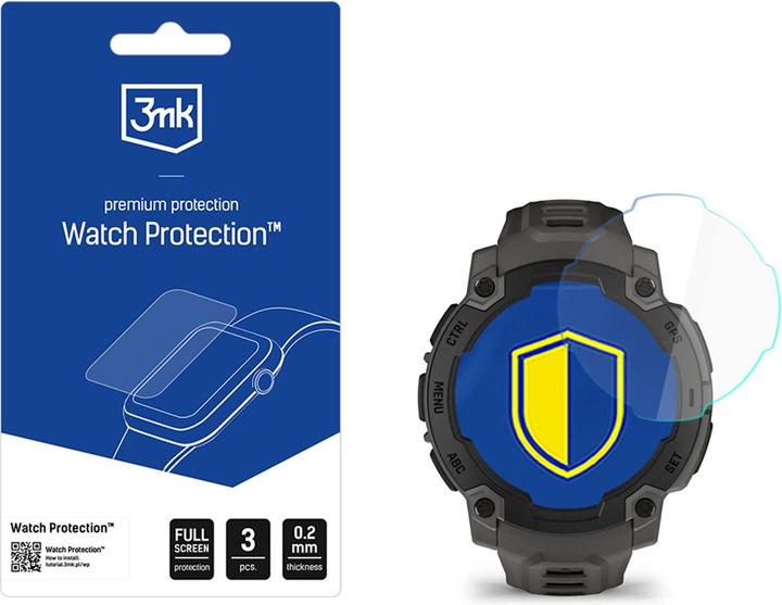 3MK Watch Protection FlexibleGlass pro Garmin Instinct E 45mm