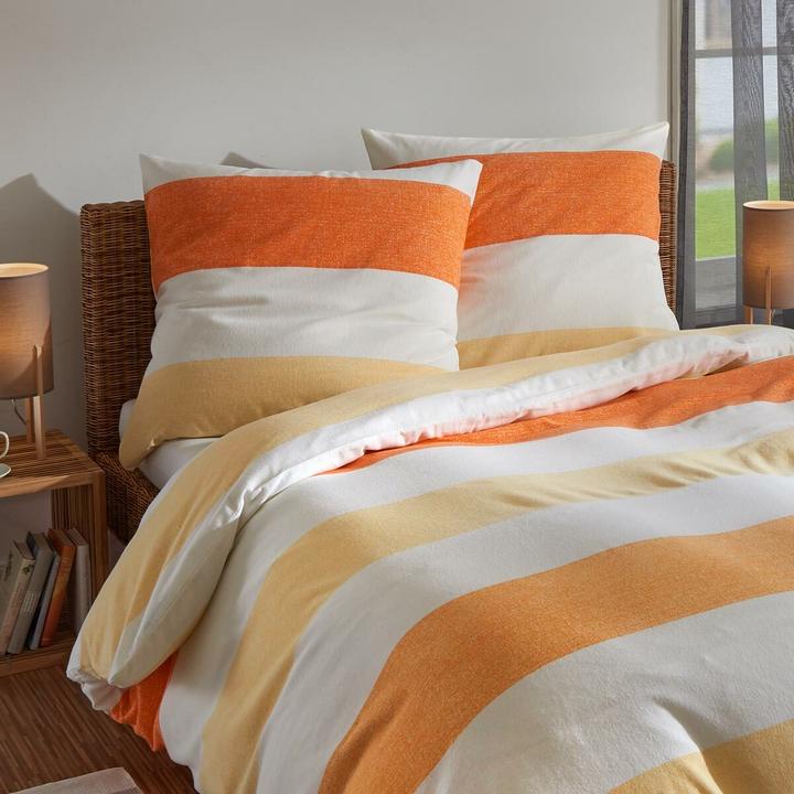 Produktbild Traumschlaf Melange Streifen (Bettwäsche Set, 240 x 220 cm, 80 x 80 cm)