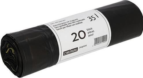 Deiss Kehrichtsäcke mit Zugband Recycling-LDPE ohne OKS (10 x, 110 l)
