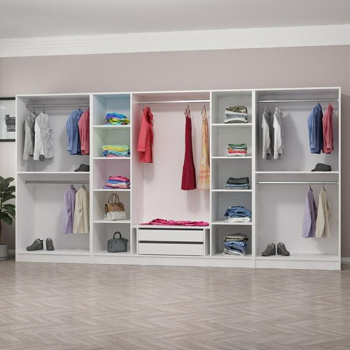 Immagine prodotto Skye Decor Kale Multi Wardrobe (360 x 52 x 190 cm)