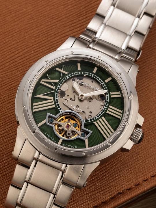 Immagine prodotto Thomas Earnshaw ES-8243-33 Cometa Scheletro Cuore Aperto 42 mm (Orologio da polso analogico, 42 mm)