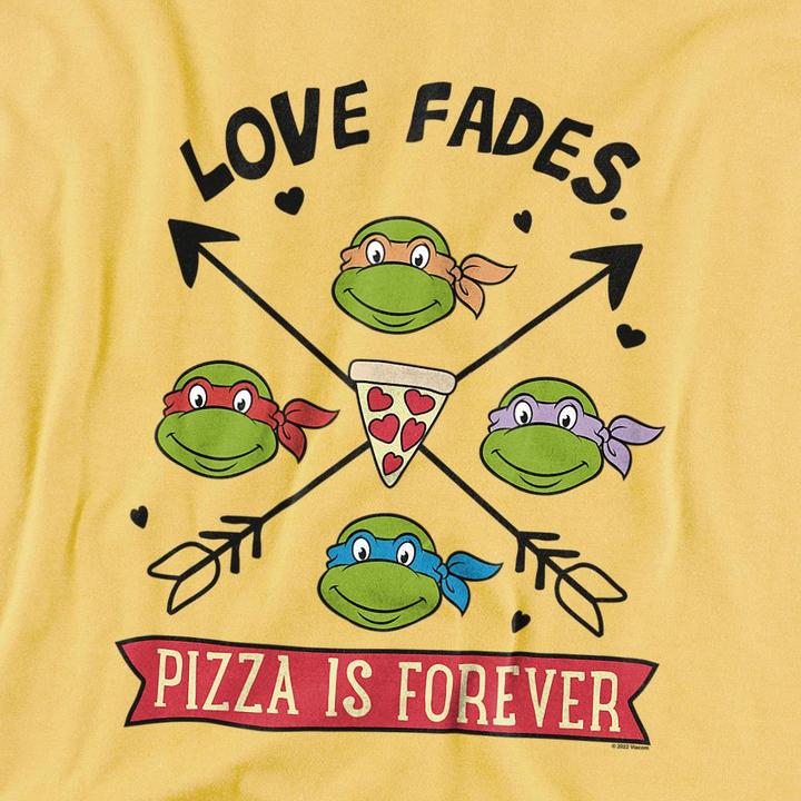 Actual product image Teenage Mutant NT Unisex Adult Pizza Is Forever T-Shirt (3XL)