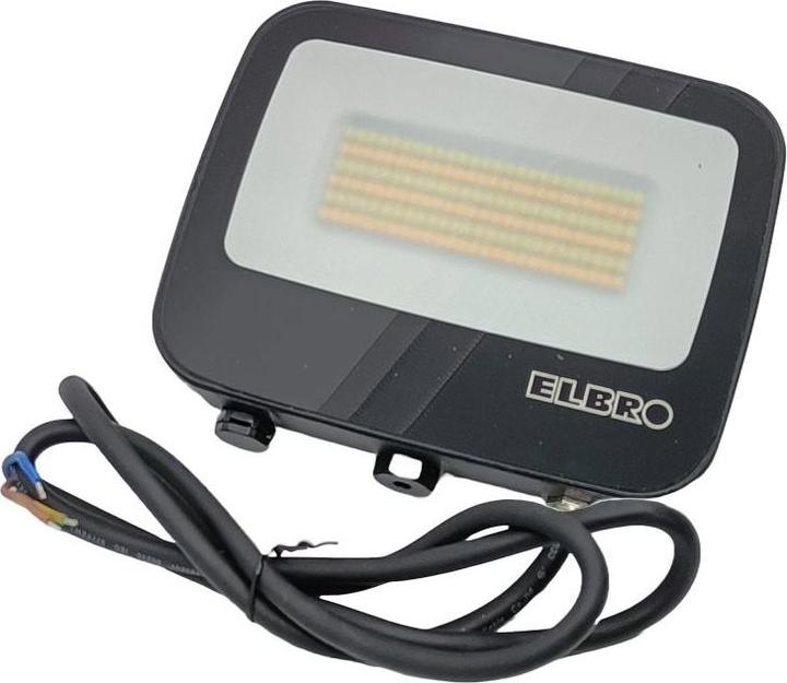 Produktbild Elbro LED-Strahler CCT 50W 3000...6000K IP66 120° 165×137mm schwarz