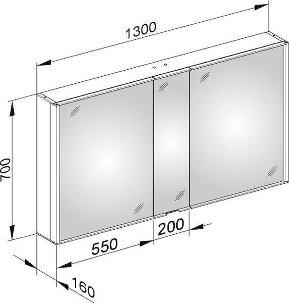 Image du produit Keuco Armoire de toilette ROYAL MATCH