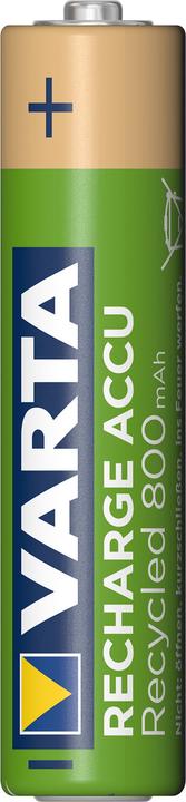 Actual product image Varta Recharge Accu Recycled (2 pcs., AAA, 800 mAh)