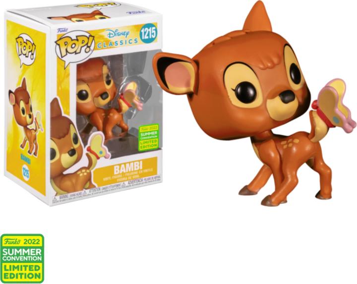 Produktbild Funko POP! Disney Classics Bambi - Bambi avec Papillon Edition Limitée Summer Convention 2022
