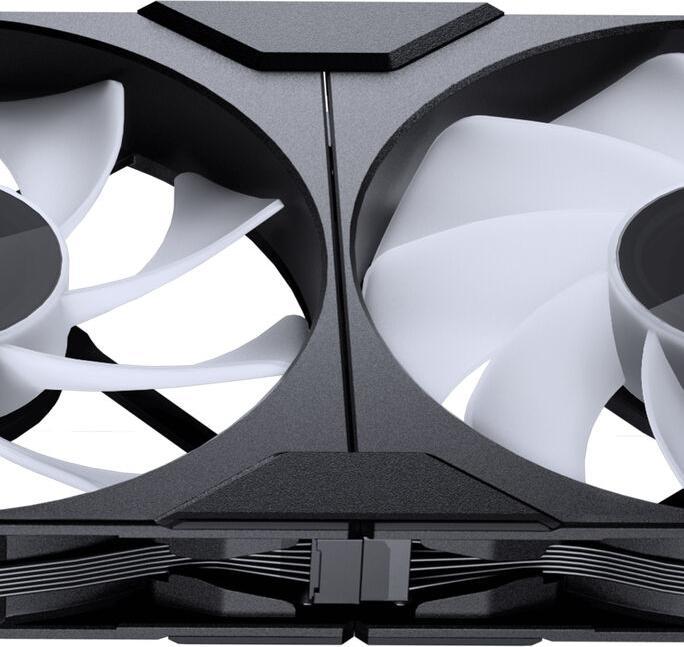 Produktbild Phanteks M25 Gen2 PWM D-RGB Lüfter 3er-Pack - Reverse Blade, 140mm, schwarz (140 mm, 3 x)
