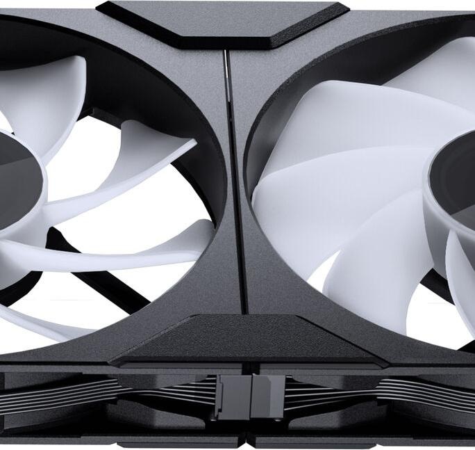 Produktbild Phanteks M25 Gen2 PWM D-RGB Lüfter 3er-Pack - Reverse Blade, 140mm, schwarz (140 mm, 3 x)