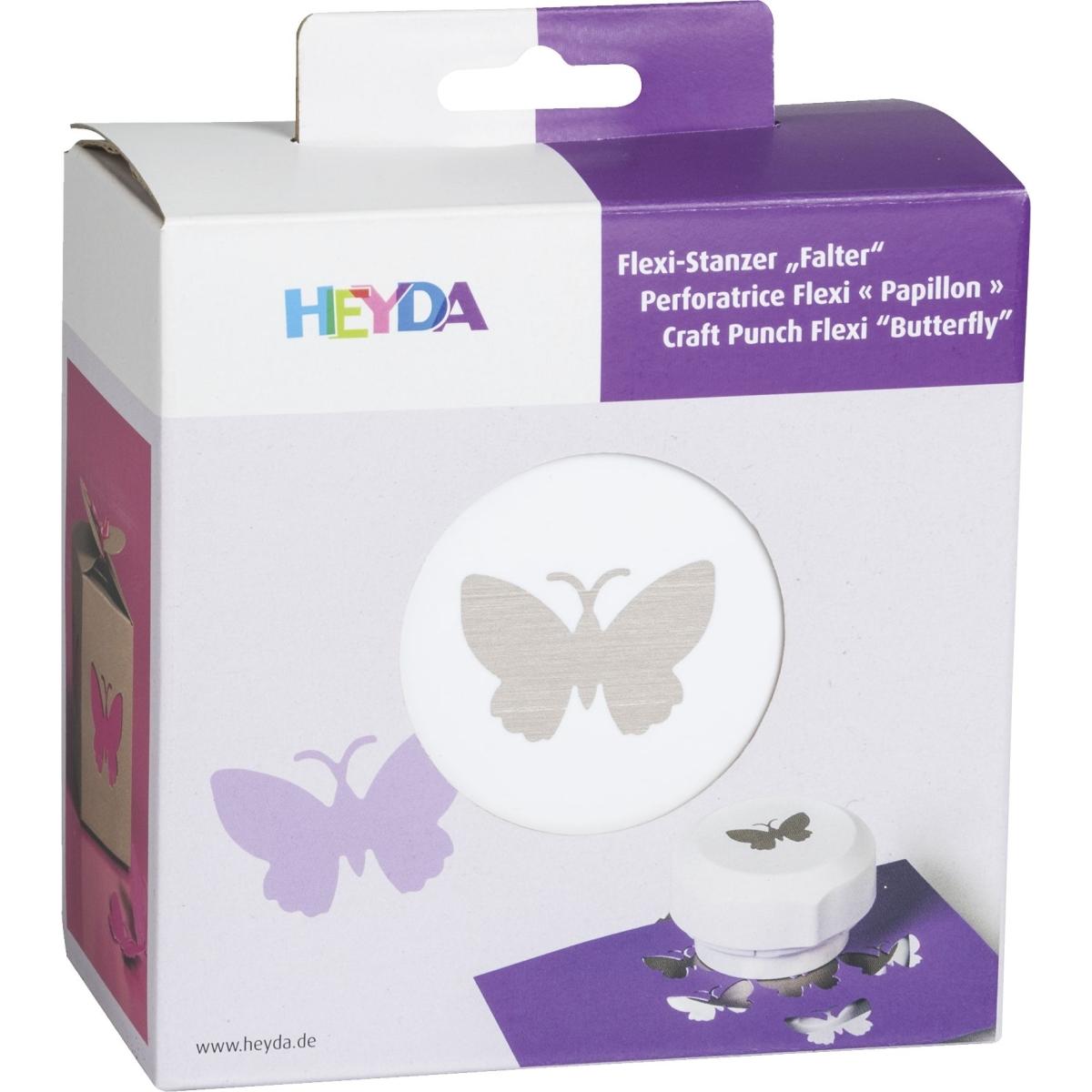 Heyda, Locher, Flexistanzer-Motivstanzer für Karton bis 220g/qm Falter 4cm