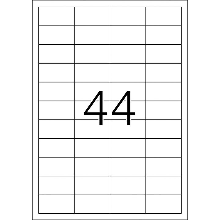 Actual product image Herma Weatherproof labels A4 removable