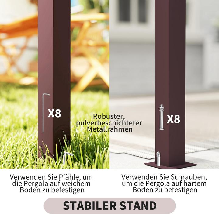 Produktbild Outsunny Pavillon (295 cm, 252 cm)
