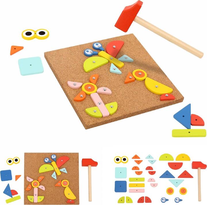 Immagine prodotto Tooky Toy Martello di legno gioco Tap Tap TH155