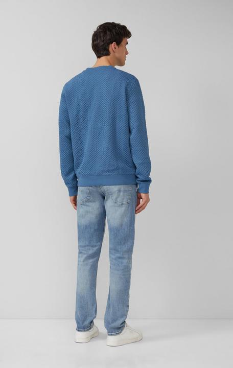 Produktbild s.Oliver Sweatshirt Strukturiertes Sweatshirt mit Crew Neck (L)