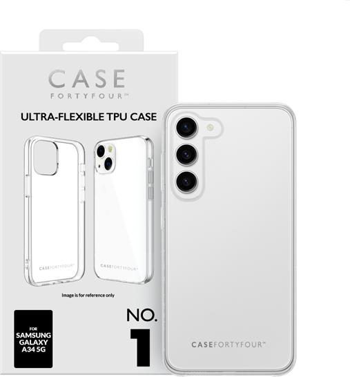 Case FortyFour No.1 Flexi Case A34 5G clear (Samsung Galaxy A34 5G)