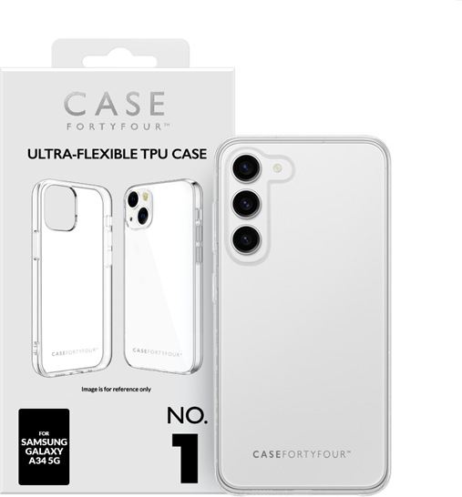 Case FortyFour No.1 Custodia Flexi A34 5G trasparente (Samsung Galaxy A34 5G)
