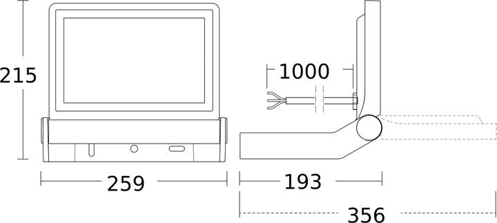 Produktbild Steinel Led Strahler Xled One XL WS (4400 lm, IP44)