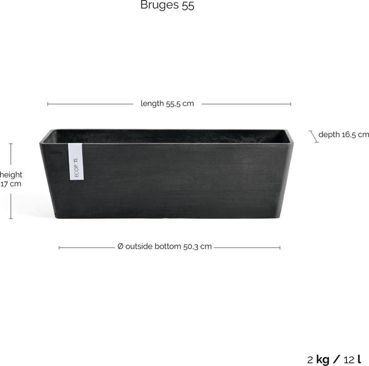 Produktbild Ecopots Bruges (55 cm)