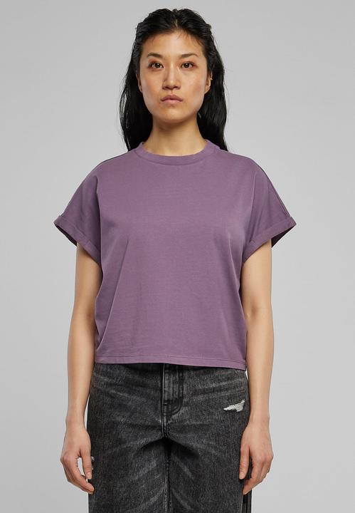 Produktbild Urban Classics Ladies Short Pigment Dye Cut On Sleeve Tee (XL)