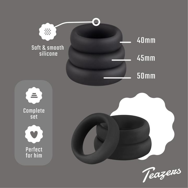 Produktbild Teazers Cockring Set (5 cm)