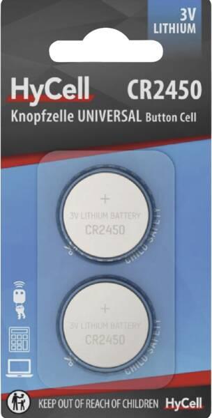 Actual product image Ansmann Batterie CR2450 Knopfzelle 3V CR2450 Lithium 2 St?ck (2 pcs., CR2450)