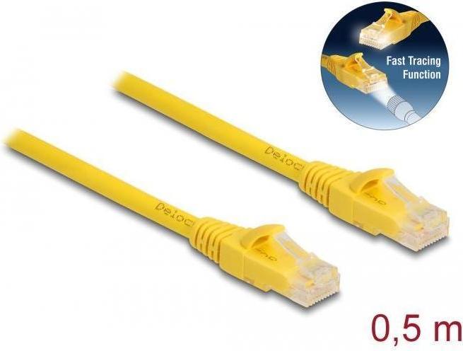 Produktbild Delock RJ45 Kabel Cat.6A U/UTP Fast Tracing 0,5 m (U/UTP, CAT6a, 0.50 m)
