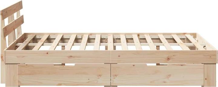 Actual product image vidaXL Holzbett (120 x 200 cm)