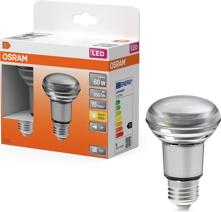 Actual product image Osram Reflector lamps (E27, 4.30 W, 345 lm, 1 x, F)