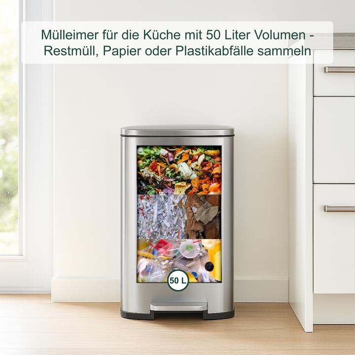 Produktbild Relaxdays Mülleimer Küche (50 l)